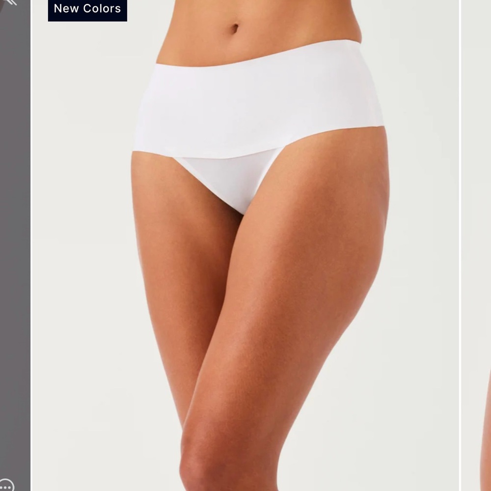 SPANX White High-Waisted Panties with Full Coverage